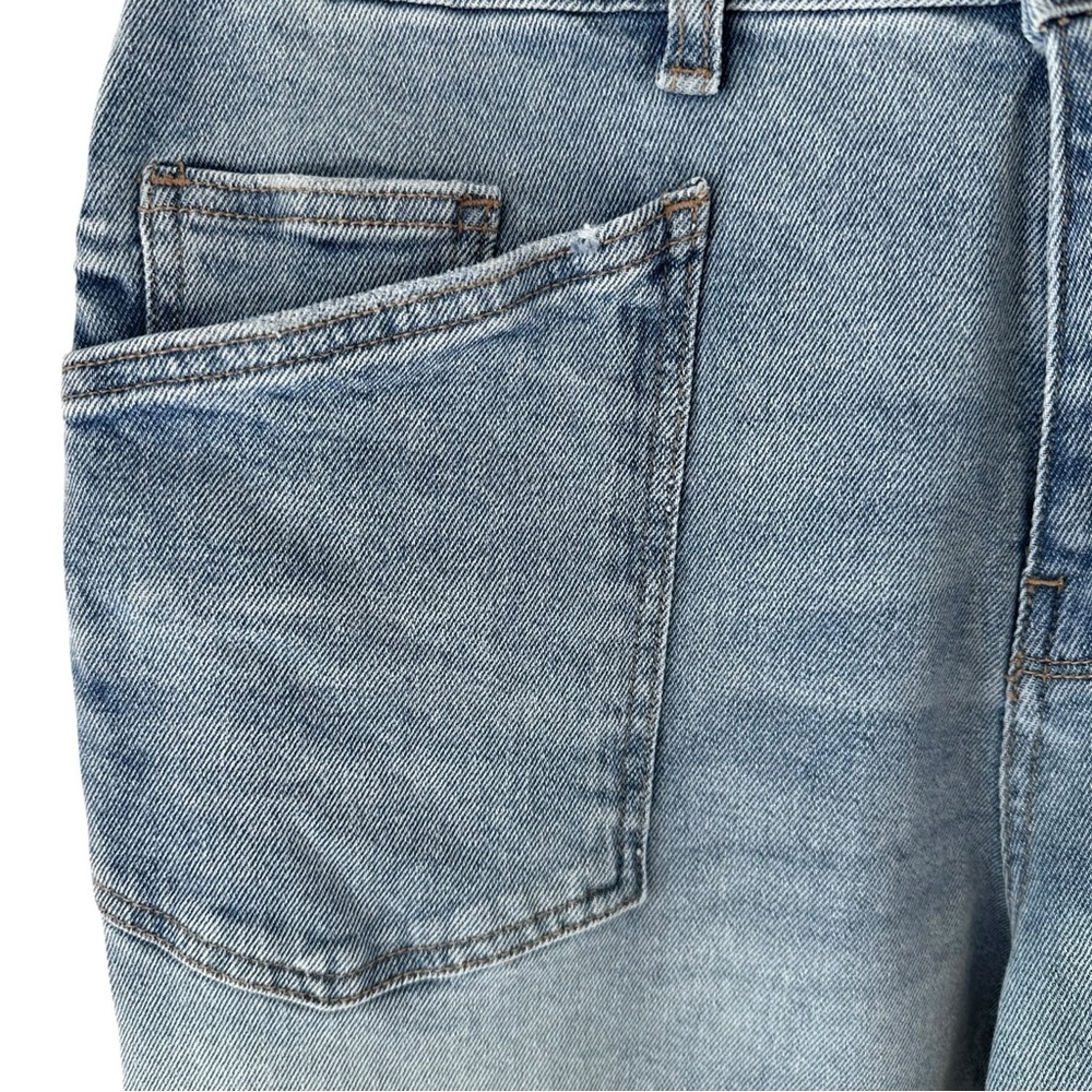 Kenzie Jeans Savannah High Rise Flare Crop Denim Size 10 NWT Vintage Inspired - Picture 8 of 14